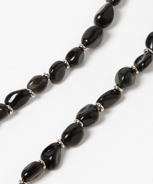 HARE（ハレ）の「【MADE IN JAPAN】BLACK ONYXネックレス(HARE)（ネックレス・メンズ・ブラック・FREE）」の7枚目の写真