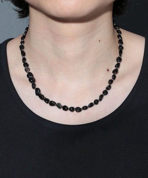 HARE（ハレ）の「【MADE IN JAPAN】BLACK ONYXネックレス(HARE)（ネックレス・メンズ・ブラック・FREE）」の12枚目の写真