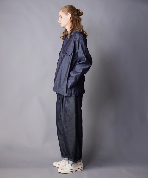 rehacer(レアセル)の「rehacer : Tactical Denim Shirt Jacket / タクティカル デニムシャツ ジャケット(シャツ/ブラウス・メンズ・インディゴブルー・LARGE/MEDIUM/SMALL/X-LARGE)」の8枚目の写真