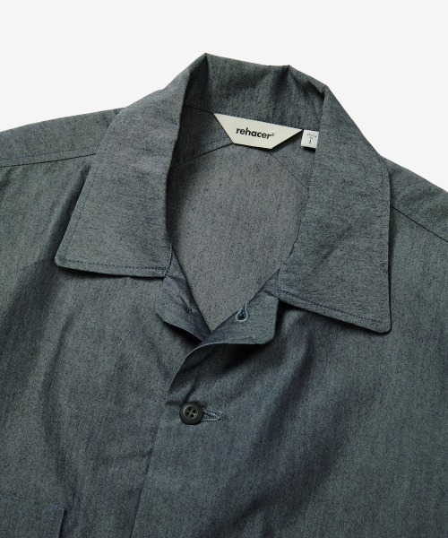 rehacer(レアセル)の「rehacer : Tactical Denim Shirt Jacket / タクティカル デニムシャツ ジャケット(シャツ/ブラウス・メンズ・インディゴブルー・LARGE/MEDIUM/SMALL/X-LARGE)」の12枚目の写真
