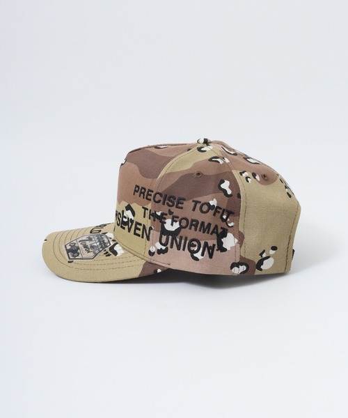 7Union（セブンユニオン）の「7UNION WORLD WIDE 刺繍 カモフラ 5パネルキャップ（キャップ・メンズ・カモフラージュ・FREE）」の4枚目の写真