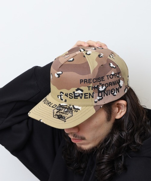 7Union（セブンユニオン）の「7UNION WORLD WIDE 刺繍 カモフラ 5パネルキャップ（キャップ・メンズ・カモフラージュ・FREE）」の12枚目の写真