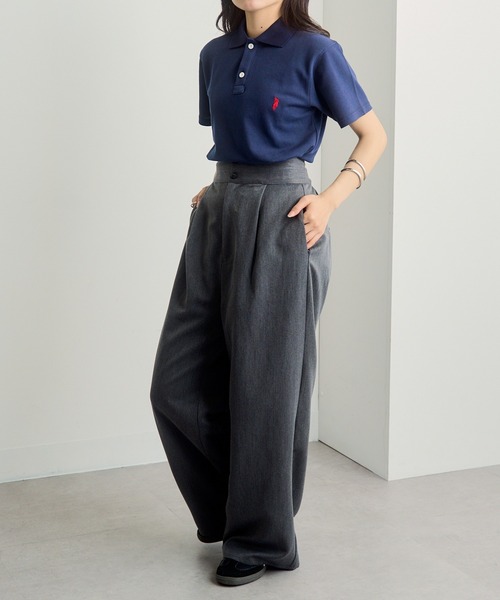 SETUP7(セットアップセブン)の「【WESTERNPOLOTEXAS】別注ワッペンPOLOシャツ(ポロシャツ・レディース・ブラック系その他2/ネイビー/ホワイト系その他2/ホワイト系1/ブラック系1・XL/S/M/L)」の12枚目の写真