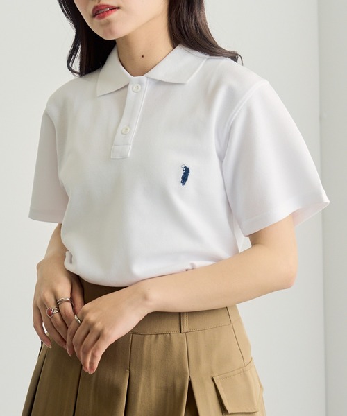 SETUP7(セットアップセブン)の「【WESTERNPOLOTEXAS】別注ワッペンPOLOシャツ(ポロシャツ・レディース・ブラック系その他2/ネイビー/ホワイト系その他2/ホワイト系1/ブラック系1・XL/S/M/L)」の14枚目の写真