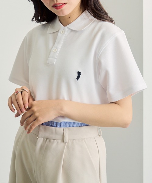SETUP7(セットアップセブン)の「【WESTERNPOLOTEXAS】別注ワッペンPOLOシャツ(ポロシャツ・レディース・ブラック系その他2/ネイビー/ホワイト系その他2/ホワイト系1/ブラック系1・XL/S/M/L)」の20枚目の写真