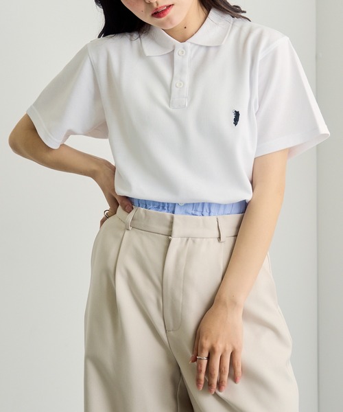 SETUP7(セットアップセブン)の「【WESTERNPOLOTEXAS】別注ワッペンPOLOシャツ(ポロシャツ・レディース・ブラック系その他2/ネイビー/ホワイト系その他2/ホワイト系1/ブラック系1・XL/S/M/L)」の21枚目の写真