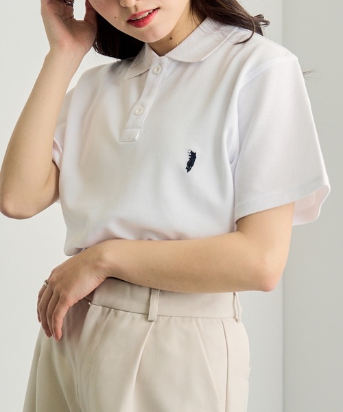 SETUP7(セットアップセブン)の「【WESTERNPOLOTEXAS】別注ワッペンPOLOシャツ(ポロシャツ・レディース・ブラック系その他2/ネイビー/ホワイト系その他2/ホワイト系1/ブラック系1・XL/S/M/L)」の22枚目の写真