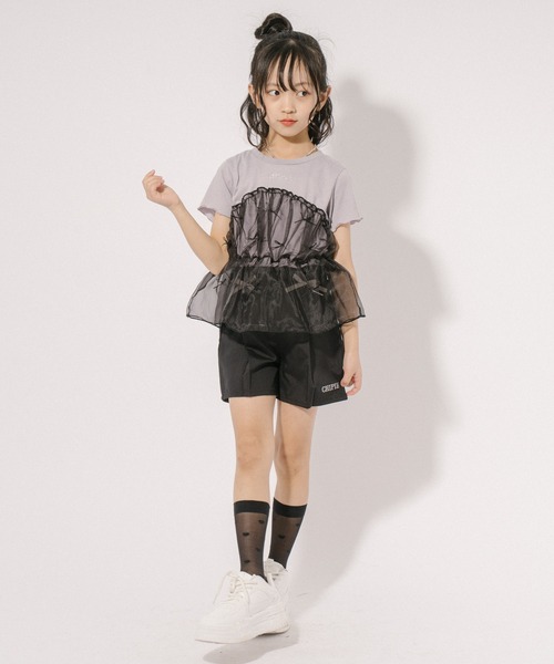 URBAN CHERRY(アーバンチェリー)の「【CHIPIE/シピ】ワンタックリボンショートパンツ(その他パンツ・キッズ・ピンク/ブラック/ブルー・110cm/130cm/150cm/140cm/120cm)」の15枚目の写真