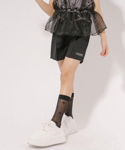 URBAN CHERRY(アーバンチェリー)の「【CHIPIE/シピ】ワンタックリボンショートパンツ(その他パンツ・キッズ・ピンク/ブラック/ブルー・110cm/130cm/150cm/140cm/120cm)」の5枚目の写真
