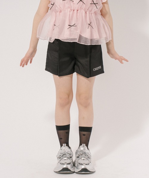 URBAN CHERRY(アーバンチェリー)の「【CHIPIE/シピ】ワンタックリボンショートパンツ(その他パンツ・キッズ・ピンク/ブラック/ブルー・110cm/130cm/150cm/140cm/120cm)」の16枚目の写真