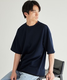 coca（coca）（コカ）の「エンボスレイヤード風半袖Tシャツ（Tシャツ/カットソー・メンズ）」