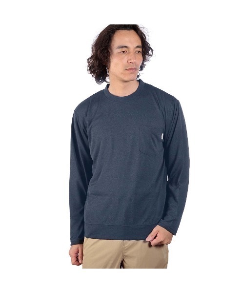 Foxfire（フォックスファイヤー）の「ＳＣメランジクルー（Tシャツ/カットソー・メンズ・アイボリー/ネイビー・M/L/XL）」の2枚目の写真