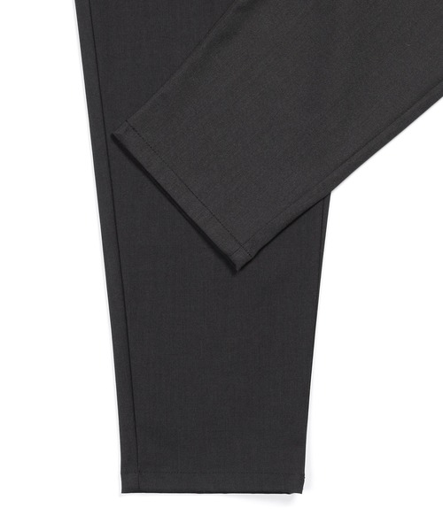 The DUFFER of ST.GEORGE（ザダファーオブセントジョージ）の「WOOL LIKE EASY SLACKS：ウエストゴム ウールライク イージースラックス（スラックス・メンズ・チャコールグレー/ブラック・SMALL/MEDIUM/LARGE/X-LARGE）」の13枚目の写真