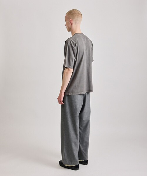 Saturdays NYC(サタデーズ ニューヨークシティ )の「Pigment Dyed/S Relax SS Tee(Tシャツ/カットソー・メンズ・グリーン/キナリ/チャコールグレー・S/M/L/XL)」の6枚目の写真