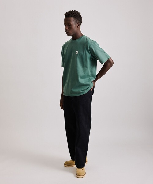 Saturdays NYC(サタデーズ ニューヨークシティ )の「Pigment Dyed/S Relax SS Tee(Tシャツ/カットソー・メンズ・グリーン/キナリ/チャコールグレー・S/M/L/XL)」の20枚目の写真