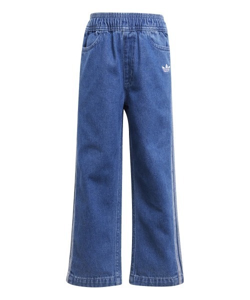 adidas(アディダス)の「adidas Originals DENIM SET(アディダス オリジナルス デニムセット)(セットアップ・キッズ・ネイビー系・100)」の4枚目の写真