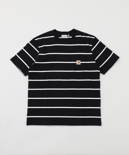 Carhartt WIP(カーハートダブリューアイピー)の「CARHARTT WIP / カーハート ダブリューアイピー S/S AIKEN POCKET T-SHIRT I034487(Tシャツ/カットソー・メンズ・ブルー系その他/ブラック・LARGE/MEDIUM)」の1枚目の写真