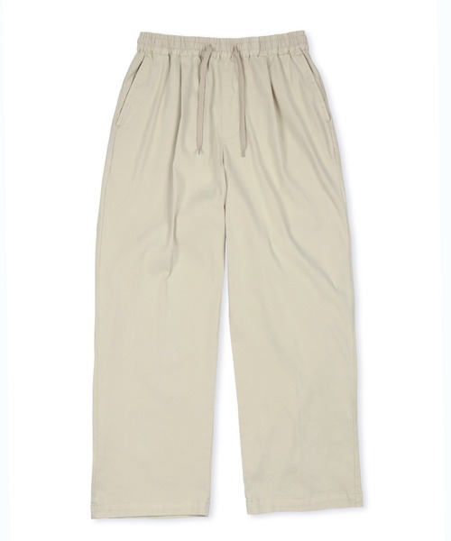 LANVIN en Bleu(ランバンオンブルー)の「超伸縮 麻混「ガムストレッチ」製品染め イージーバギーパンツ(その他パンツ・メンズ・キナリ/スミクロ/グレイッシュベージュ・46/48/50/52)」の12枚目の写真