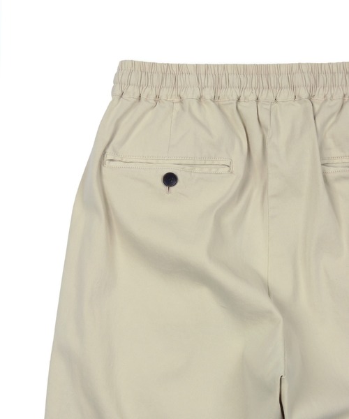 LANVIN en Bleu(ランバンオンブルー)の「超伸縮 麻混「ガムストレッチ」製品染め イージーバギーパンツ(その他パンツ・メンズ・キナリ/スミクロ/グレイッシュベージュ・46/48/50/52)」の17枚目の写真