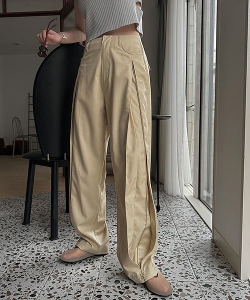 deep tuck design thick PT（その他パンツ）｜WILLFULLY（ウィル