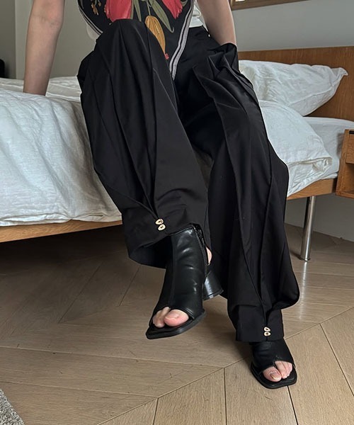 WILLFULLY（ウィルフリー）の「deep tuck design thick PT（その他パンツ・レディース・タン/モカ/ブラック・S/M）」の20枚目の写真