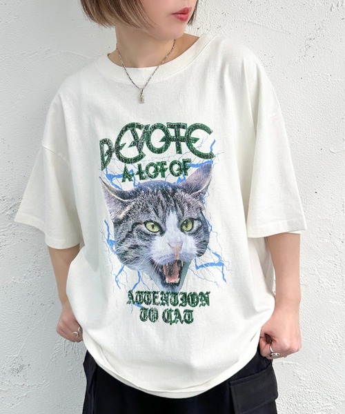 apres jour mignon(アプレジュールミニョン)の「ユニセックスピグメントヴィンテージTシャツ【ZOZOTOWN限定アイテム】(Tシャツ/カットソー・レディース・ホワイト系その他/オフホワイト/チャコールグレー/その他/ブラウン系その他/グレー系その他/ブラック系その他・フリー/SMALL/X-LARGE)」の2枚目の写真