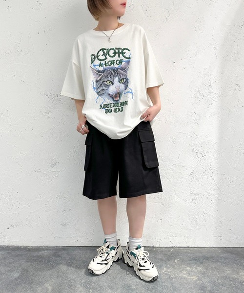 apres jour mignon(アプレジュールミニョン)の「ユニセックスピグメントヴィンテージTシャツ【ZOZOTOWN限定アイテム】(Tシャツ/カットソー・レディース・ホワイト系その他/オフホワイト/チャコールグレー/その他/ブラウン系その他/グレー系その他/ブラック系その他・フリー/SMALL/X-LARGE)」の11枚目の写真