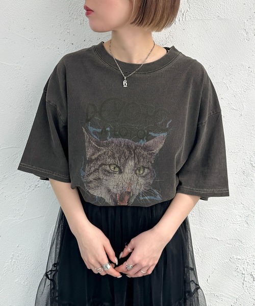 apres jour mignon(アプレジュールミニョン)の「ユニセックスピグメントヴィンテージTシャツ【ZOZOTOWN限定アイテム】(Tシャツ/カットソー・レディース・ホワイト系その他/オフホワイト/チャコールグレー/その他/ブラウン系その他/グレー系その他/ブラック系その他・フリー/SMALL/X-LARGE)」の16枚目の写真
