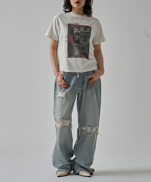 apres jour mignon(アプレジュールミニョン)の「ユニセックスピグメントヴィンテージTシャツ【ZOZOTOWN限定アイテム】(Tシャツ/カットソー・レディース・ホワイト系その他/オフホワイト/チャコールグレー/その他/ブラウン系その他/グレー系その他/ブラック系その他・フリー/SMALL/X-LARGE)」の13枚目の写真