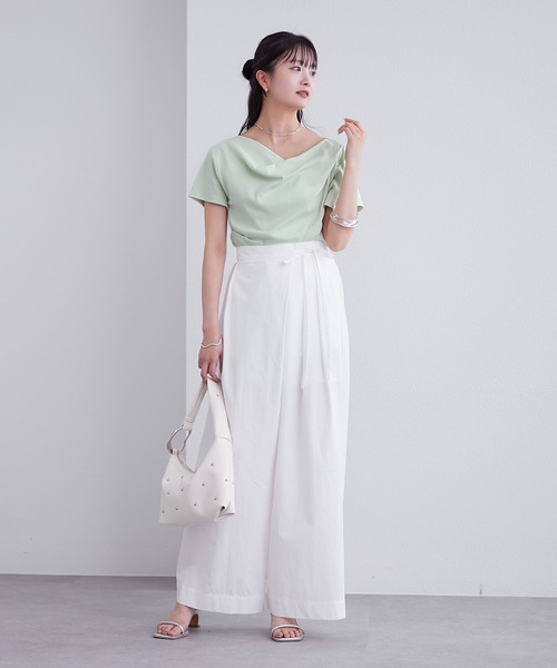 6色展開】オフショルTシャツ（Tシャツ/カットソー）｜mystic