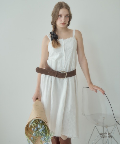 Birthday room（バースデイルーム）の「スエードライクワイドベルト/suede like belt（ベルト・レディース・ブラック/ブラウン・FREE）」の4枚目の写真