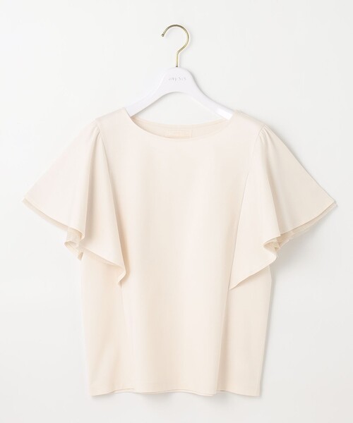 ANY SIS(エニィスィス)の「着映えフリルスリーブ カットソー(Tシャツ/カットソー・レディース・アイボリー系/ピンク系/ダークブラウン系/グリーン系/スカイブルー系/ブラック系・2)」の22枚目の写真