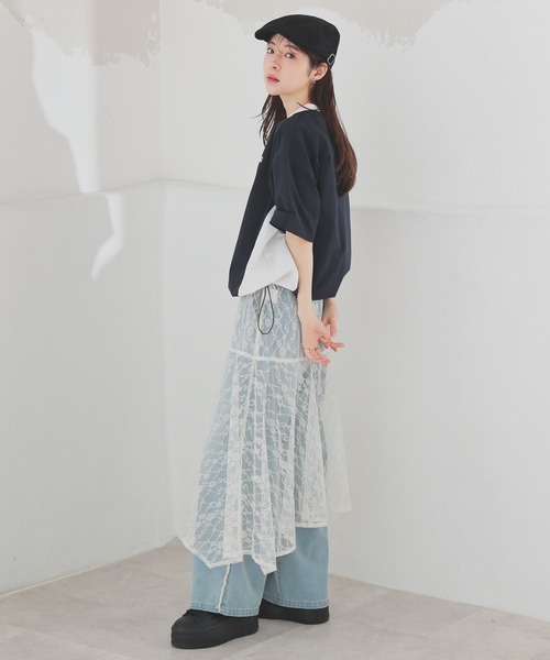 Honeys（ハニーズ）の「ハンチング帽（ハンチング/ベレー帽・レディース・ブラック系その他/ブラック・FREE）」の5枚目の写真