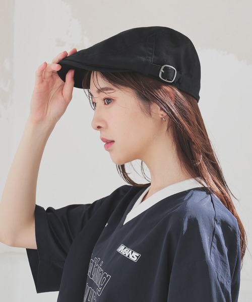 Honeys（ハニーズ）の「ハンチング帽（ハンチング/ベレー帽・レディース・ブラック系その他/ブラック・FREE）」の7枚目の写真