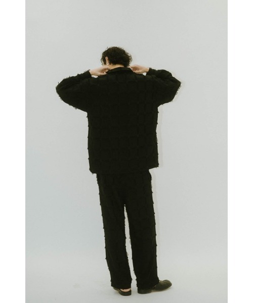 fringe switching shirt(unisex)（シャツ/ブラウス）｜Knuth