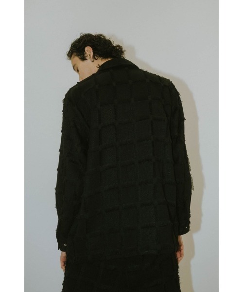 fringe switching shirt(unisex)（シャツ/ブラウス）｜Knuth