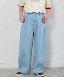 POU DOU DOU（プードゥドゥ）の「ルーズバレルジーンズ（デニムパンツ）」