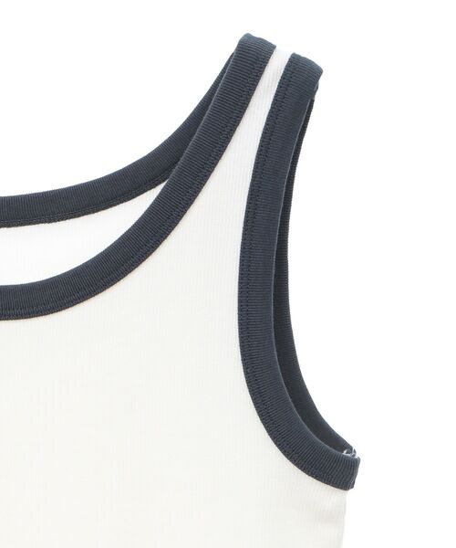 AMERICAN HOLIC(アメリカンホリック)の「バイカラーテレコタンクトップ(タンクトップ・レディース・アイボリー/チャコールグレー/ライトベージュ/ネイビー・M/L)」の22枚目の写真