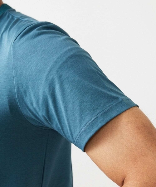 MICHEL KLEIN HOMME (ミッシェルクランオム)の「ニット衿クルーネックカットソー(Tシャツ/カットソー・メンズ・ブラック/グリーン/ネイビー・MEDIUM/LARGE/X-LARGE)」の9枚目の写真