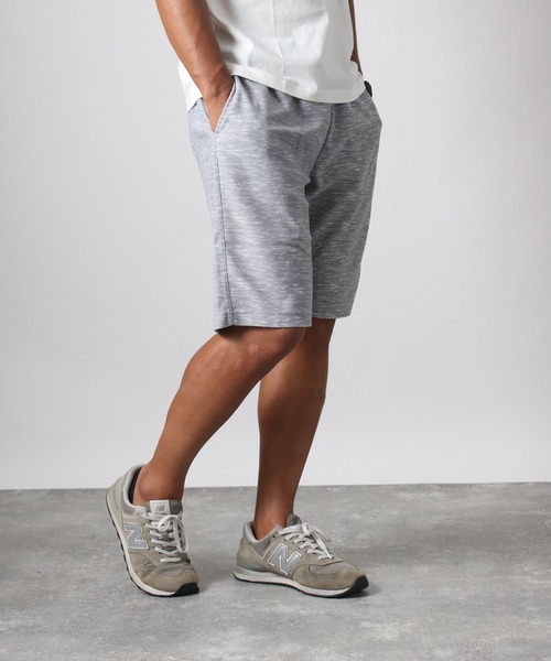 NYLAUS(ナイラス)の「ミニ裏毛 総柄 ショートパンツ(その他パンツ・メンズ・ブラック/グレー/ネイビー/チャコール・M/L/LL)」の3枚目の写真