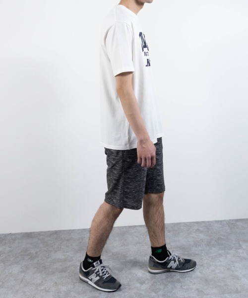 NYLAUS(ナイラス)の「ミニ裏毛 総柄 ショートパンツ(その他パンツ・メンズ・ブラック/グレー/ネイビー/チャコール・M/L/LL)」の11枚目の写真