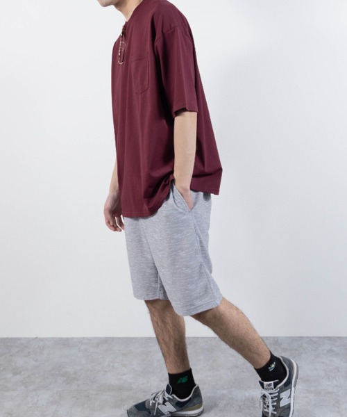 NYLAUS(ナイラス)の「ミニ裏毛 総柄 ショートパンツ(その他パンツ・メンズ・ブラック/グレー/ネイビー/チャコール・M/L/LL)」の12枚目の写真