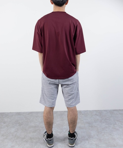 NYLAUS(ナイラス)の「ミニ裏毛 総柄 ショートパンツ(その他パンツ・メンズ・ブラック/グレー/ネイビー/チャコール・M/L/LL)」の13枚目の写真