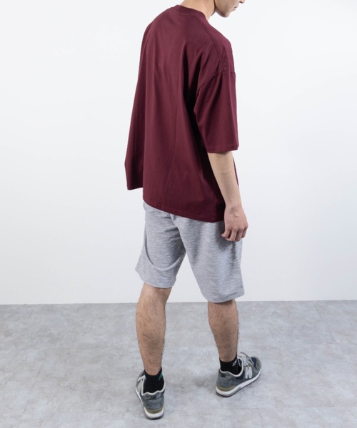 NYLAUS(ナイラス)の「ミニ裏毛 総柄 ショートパンツ(その他パンツ・メンズ・ブラック/グレー/ネイビー/チャコール・M/L/LL)」の14枚目の写真