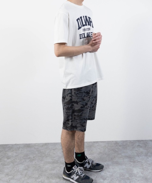 NYLAUS(ナイラス)の「ミニ裏毛 総柄 ショートパンツ(その他パンツ・メンズ・ブラック/グレー/ネイビー/チャコール・M/L/LL)」の17枚目の写真