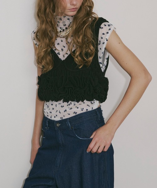 J1U by LA BELLE ETUDE(ジユウバイラベルエチュード)の「フラワーチュールワイドハイネックTOPS(Tシャツ/カットソー・レディース・その他・FREE)」の17枚目の写真