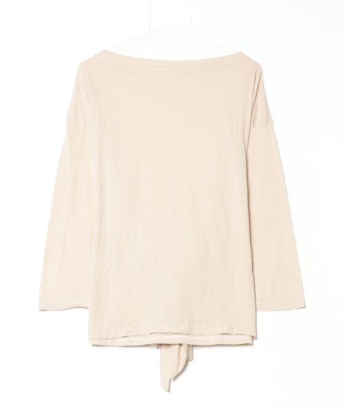 Per sist ence(パーシエンス)の「ウエストリボンオフショルトップス(Tシャツ/カットソー・レディース・アイボリー/ブラック/グレー/ネイビー/ブラウン・MEDIUM/LARGE)」の6枚目の写真