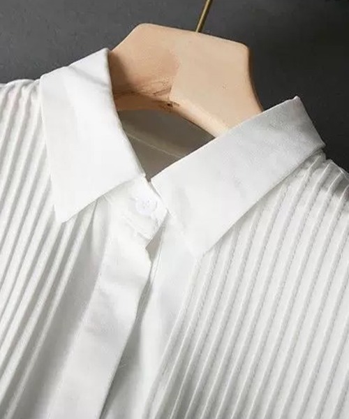 Beststore(ベストストア)の「フレンチスリーブ ブラウス シャツブラウス 半袖(シャツ/ブラウス・レディース・ブルー/ホワイト・FREE)」の17枚目の写真