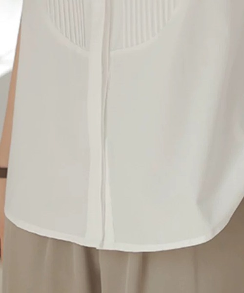Beststore(ベストストア)の「フレンチスリーブ ブラウス シャツブラウス 半袖(シャツ/ブラウス・レディース・ブルー/ホワイト・FREE)」の8枚目の写真