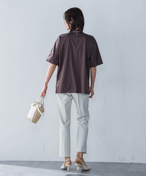 LAUTREAMONT(ロートレアモン)の「シェルタリングドライオックステーパードパンツ≪洗濯機で洗える≫(スラックス・レディース・ベージュ/ブラック・7号/9号/11号)」の19枚目の写真
